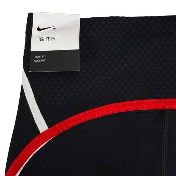 NWT NIKE City Ready Women's Dri-Fit Running Shorts Sz XS Black Red White - Picture 15 of 15